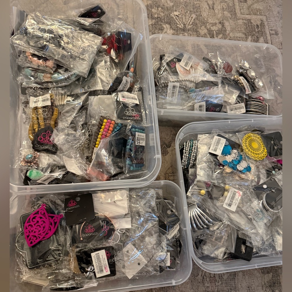 Lot of 50 pieces of Paparazzi jewelry